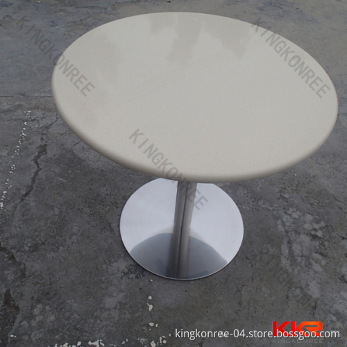 Small Stone Marble Top Dining Coffee Round Table (KKR-T1412032)
